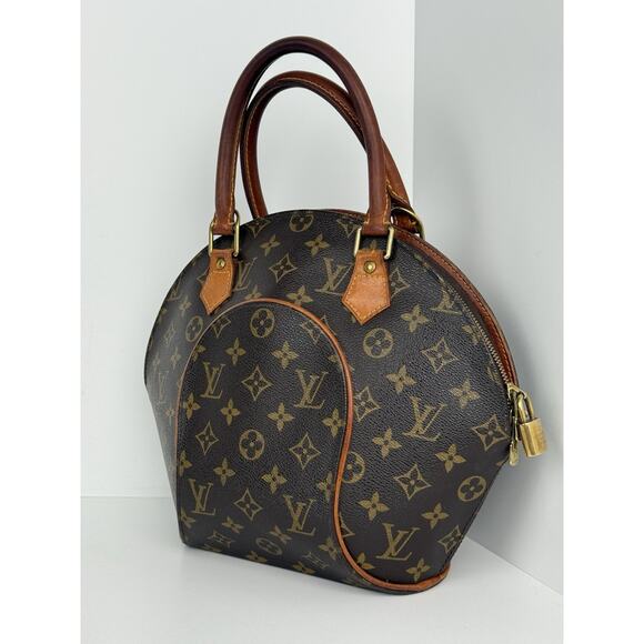 Louis Vuitton Monogram Ellipse PM Satchel Brown Canvas/Leather - Picture 1 of 16